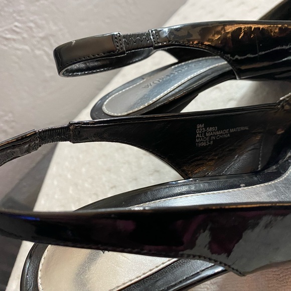 WORTHINGTON Worthington Vintage 90’s Womens Sling Back Pump Patent Leather - Picture 15 of 16